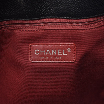 Chanel Caviar Quilted Grand Shopping Tote GST Black 6 of 14