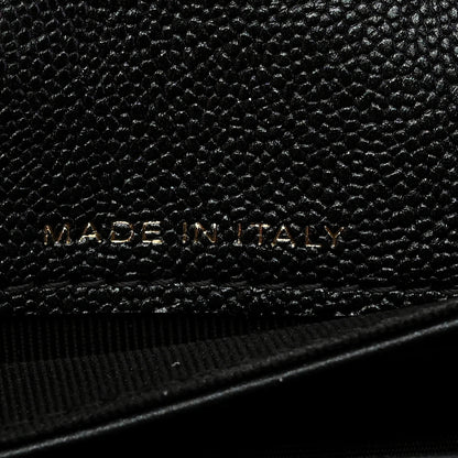 Chanel Iridescent Caviar Quilted Medium Flap Wallet Black 6 of 10