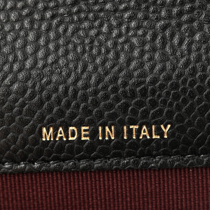 Chanel Caviar Quilted Flap Card Holder Wallet Black 7 of 9