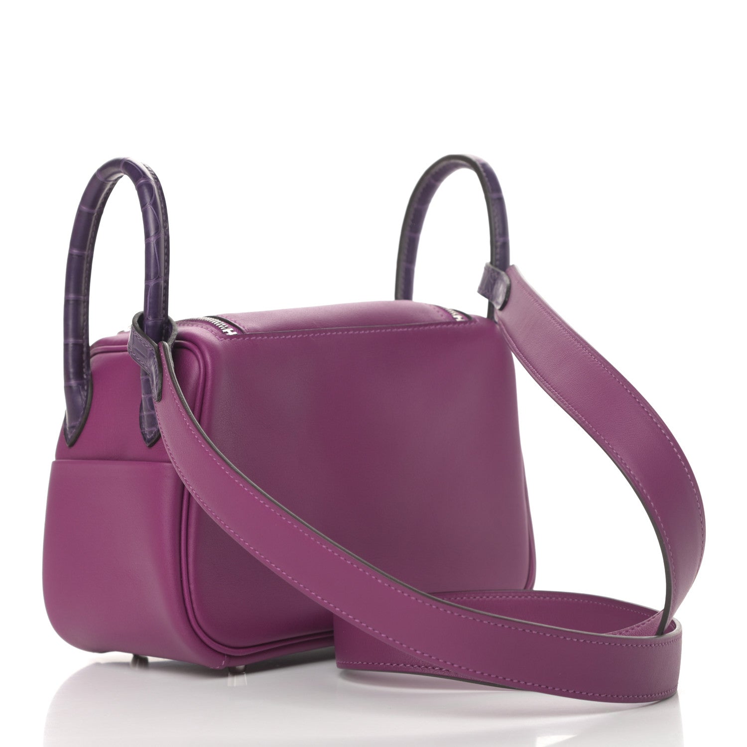Hermes Swift Matte Alligator Mini Touch Lindy 20 Anemone 3 of 11