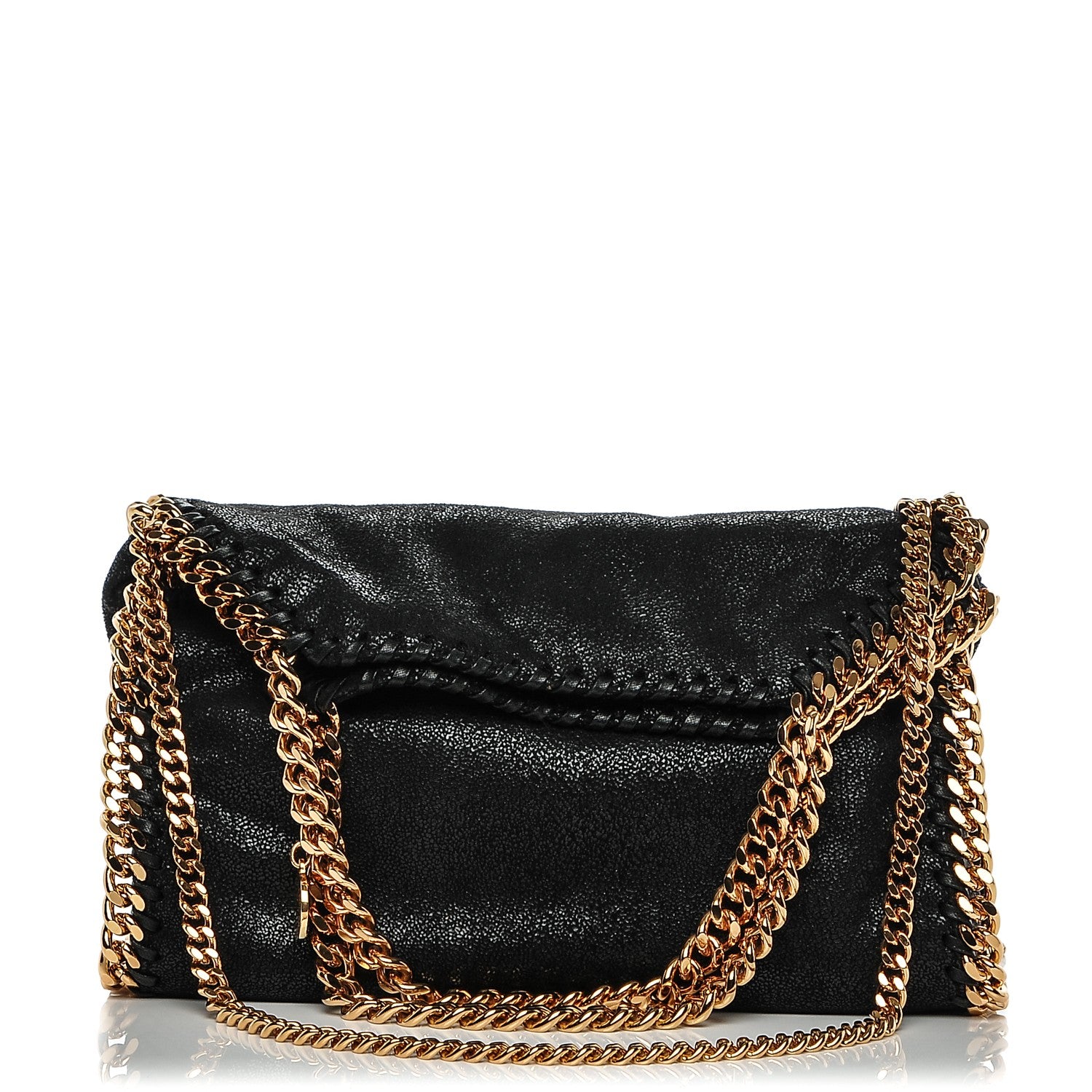 Stella McCartney Shaggy Deer Mini Falabella Tote Black 1 of 6