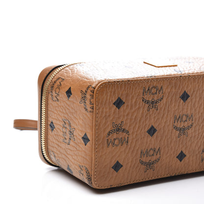 MCM Visetos Vanity Case Cognac 6 of 8