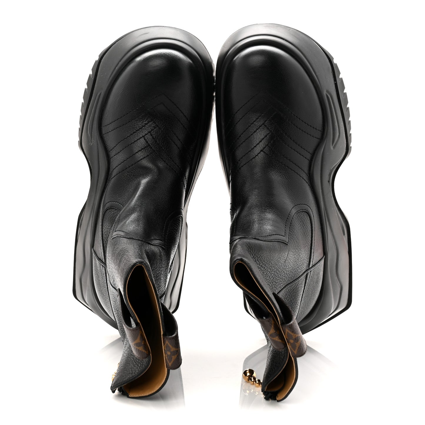 Monogram LV Archlight 2.0 Platform Ankle Boots 39 Black