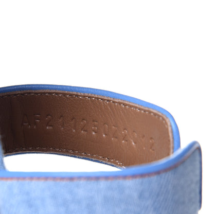 Hermes Denim Oasis Sandals 38 Bleu Clair 10 of 10