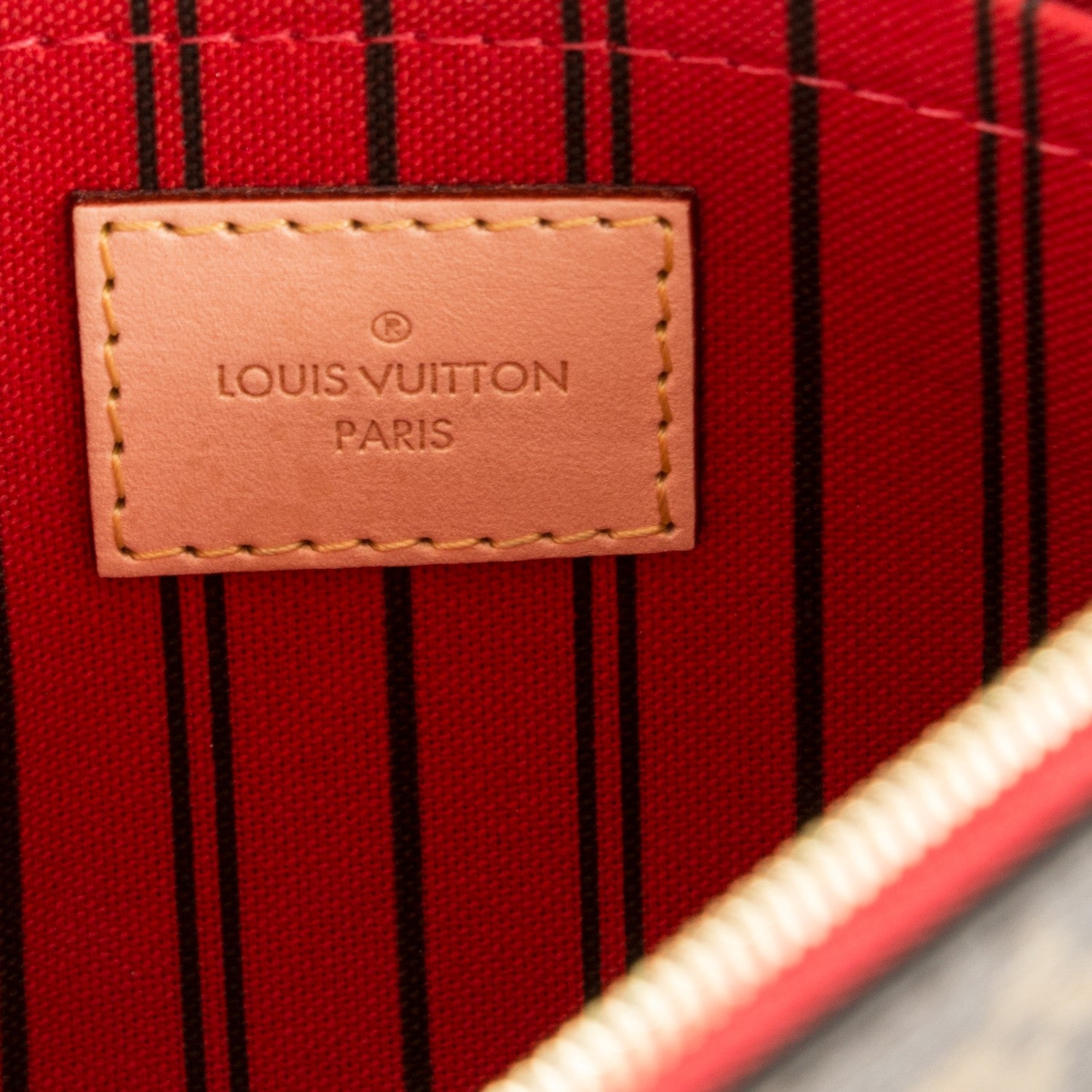 Louis Vuitton Monogram Neverfull MM GM Pochette Cherry 6 of 7