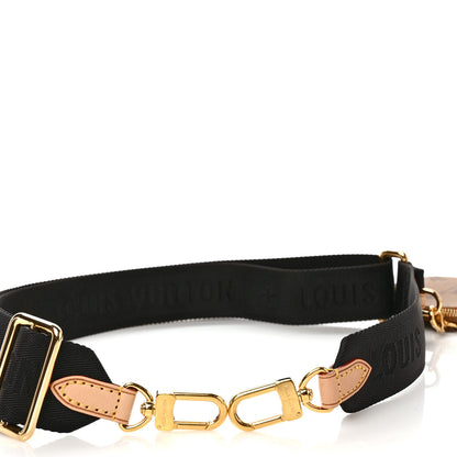Louis Vuitton Reverse Monogram Multi Pochette Accessories Bandouliere Shoulder Strap Black 5 of 5