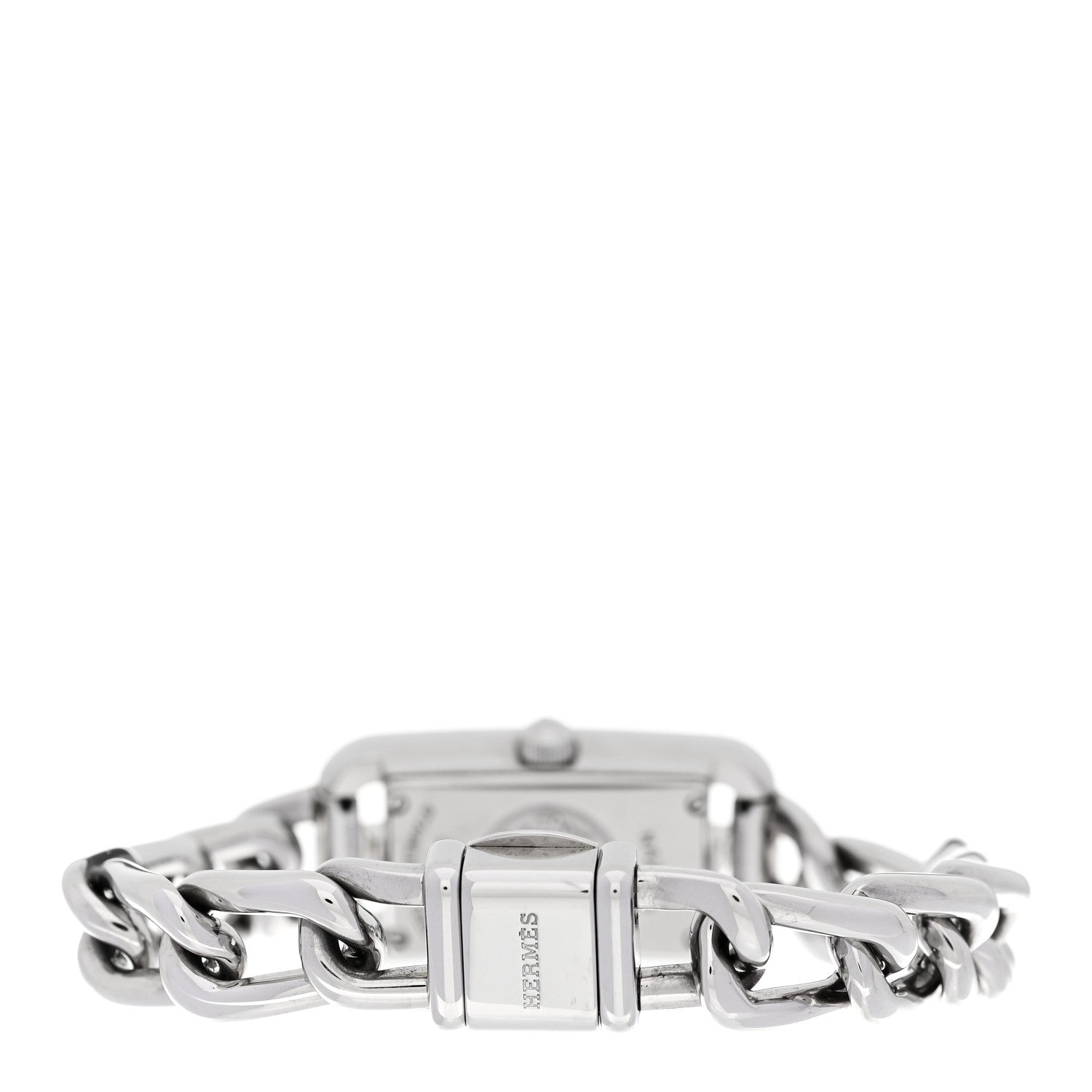 Hermes Stainless Steel 17mm Nantucket Quartz Watch 3 of 5