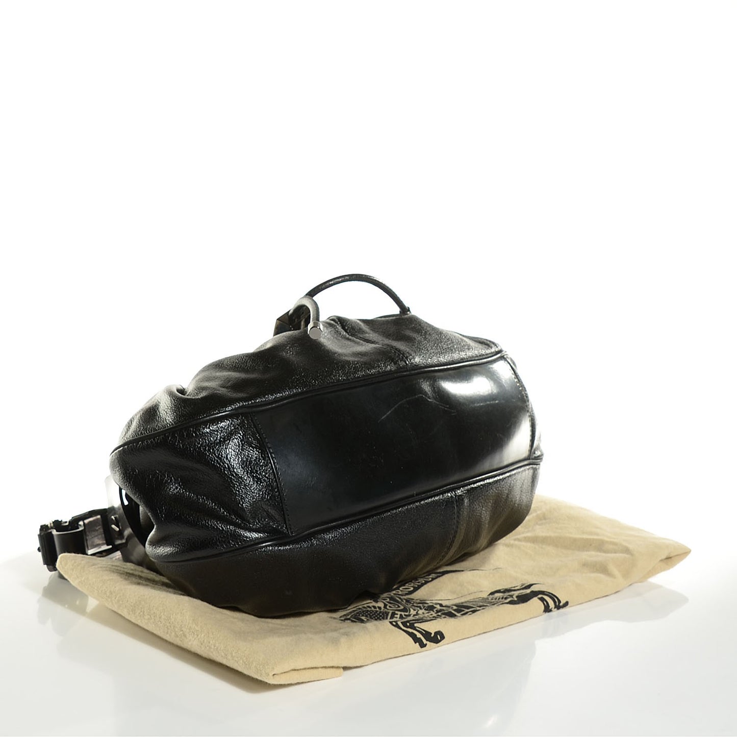Calfskin Warrior Hobo Black
