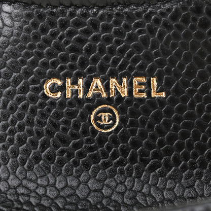 Chanel Caviar Quilted Flap Card Holder Black 6 of 8