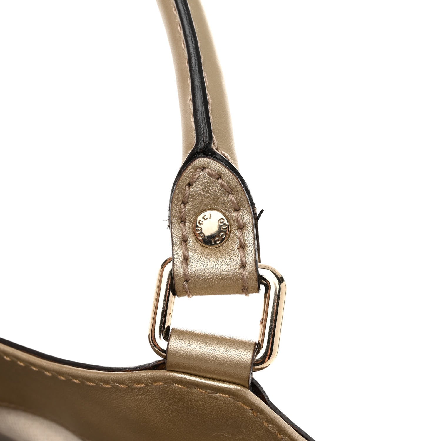Gucci Monogram Medium Sukey Tote Champagne 10 of 10