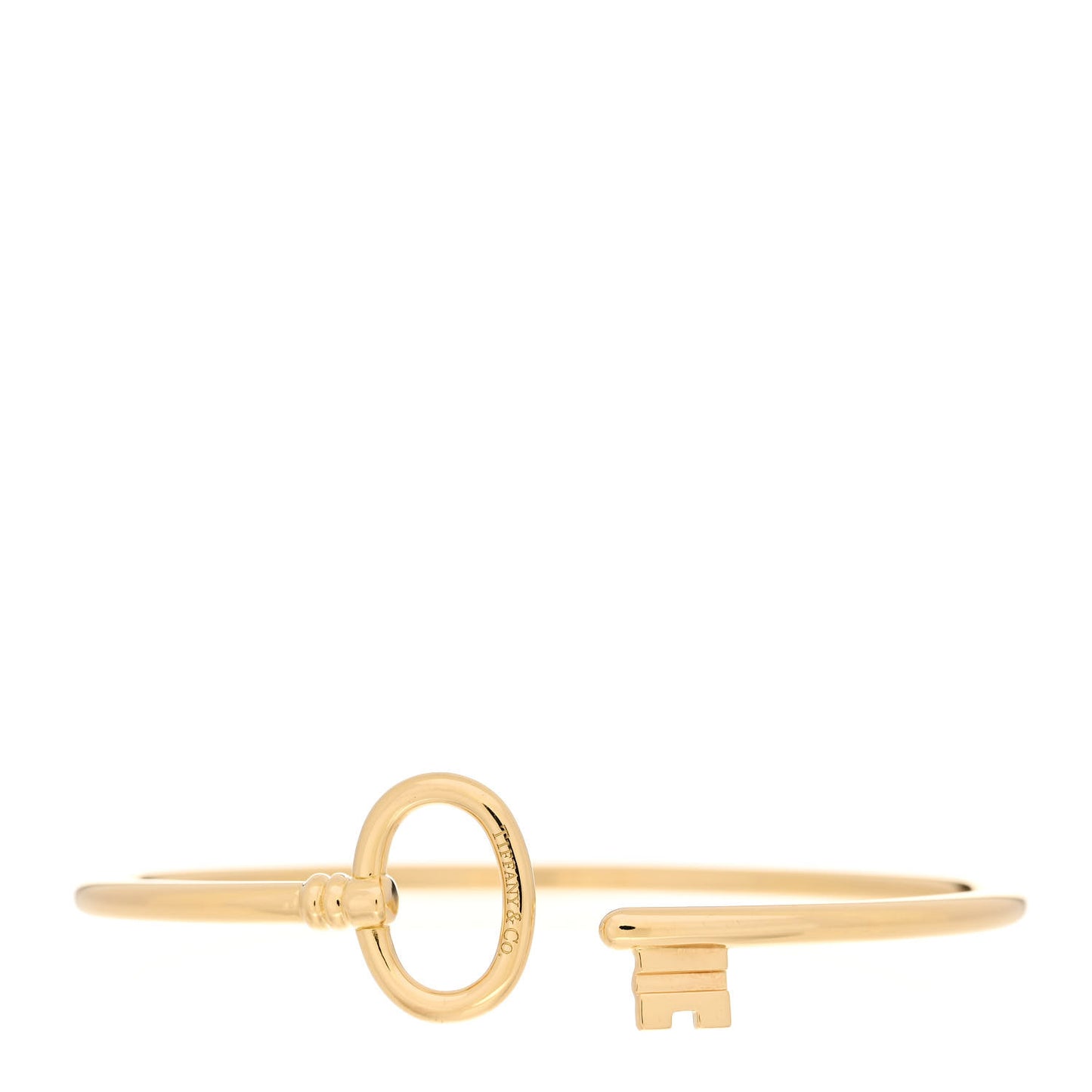 18K Yellow Gold Keys Wire Bracelet