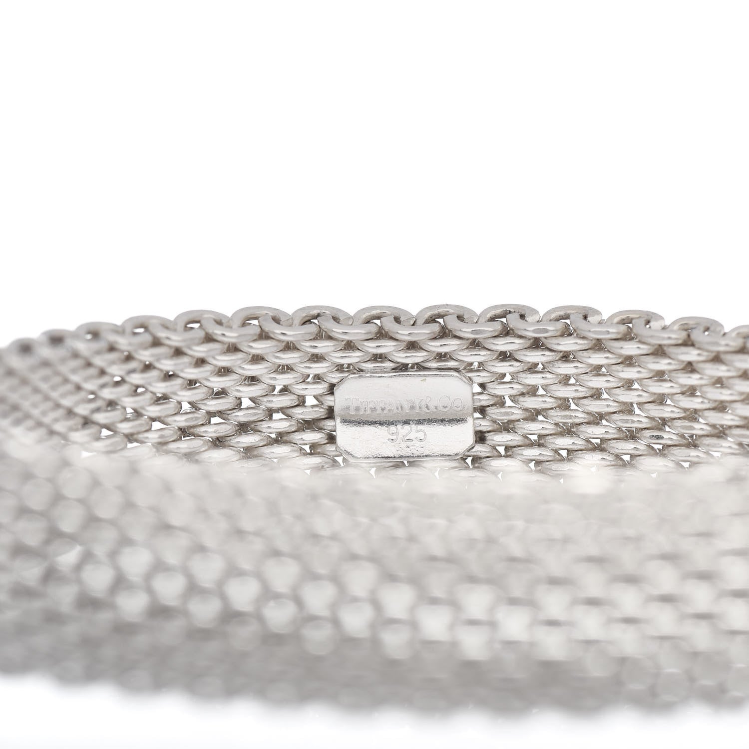 Tiffany Sterling Silver Somerset Mesh Bracelet 4 of 4