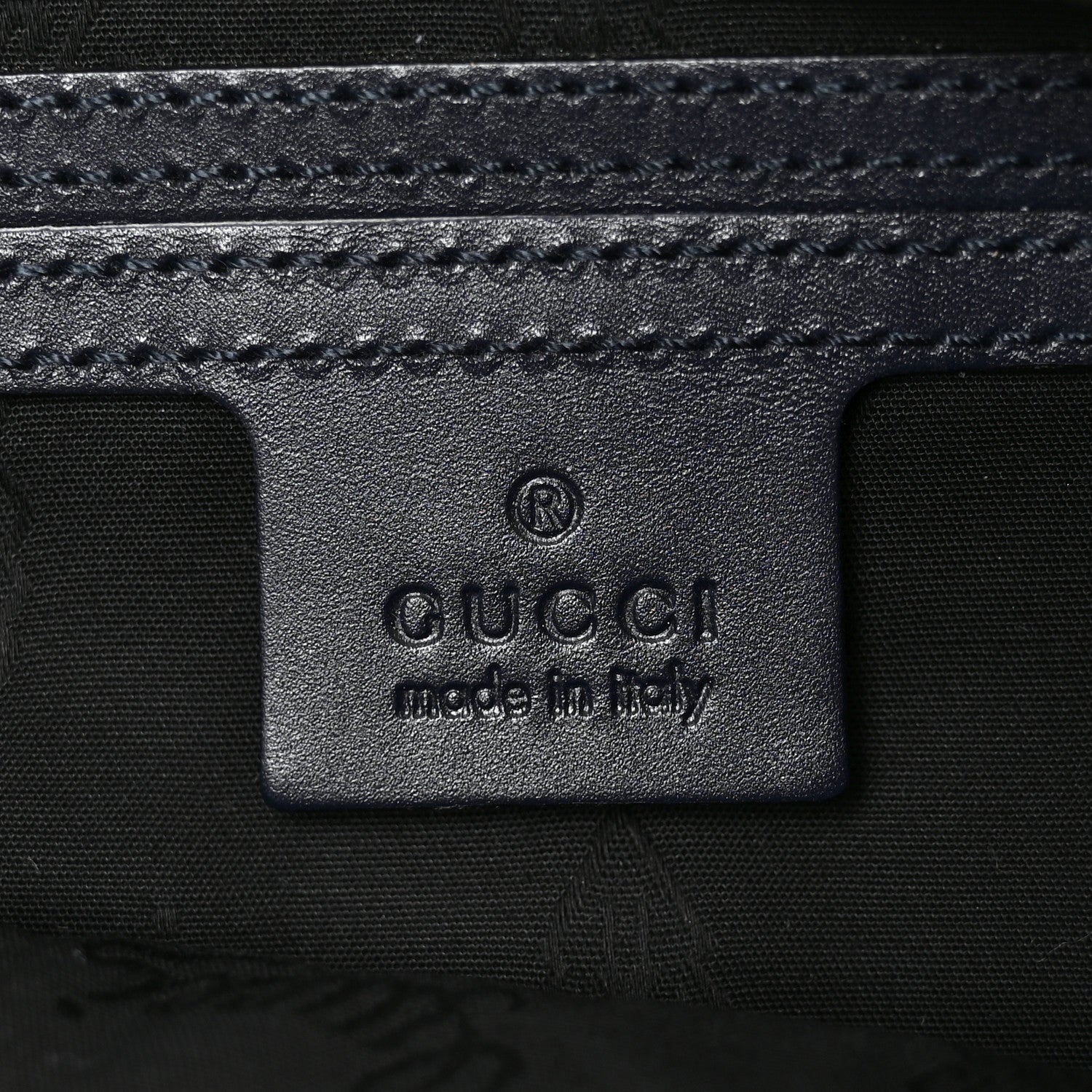 Gucci Imprime Monogram Belt Bag Navy 6 of 10
