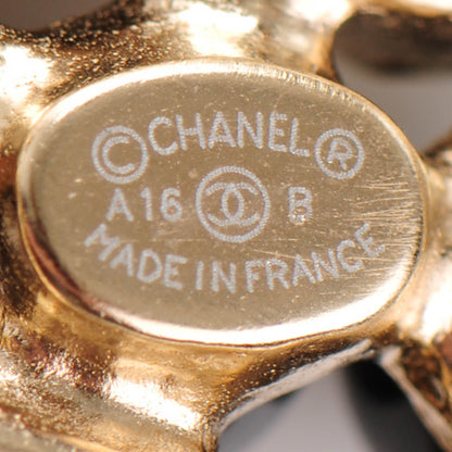 Chanel Pearl CC Brooch Black Gold 4 of 5