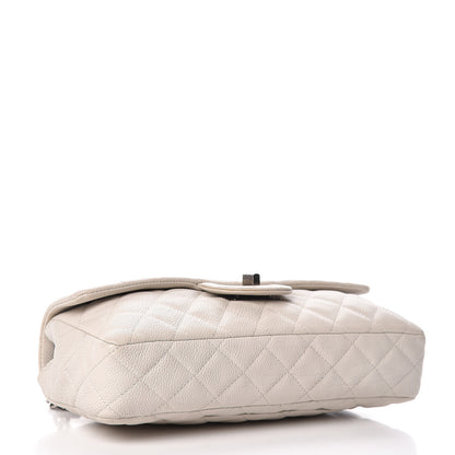 Chanel Caviar Quilted 2.55 Reissue East West Flap White 4 of 10