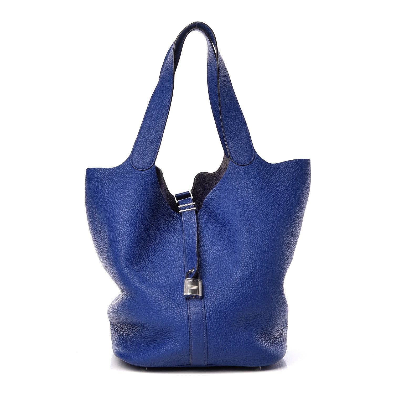 Hermes Taurillon Clemence Picotin Lock TGM Bleu Electrique 1 of 12