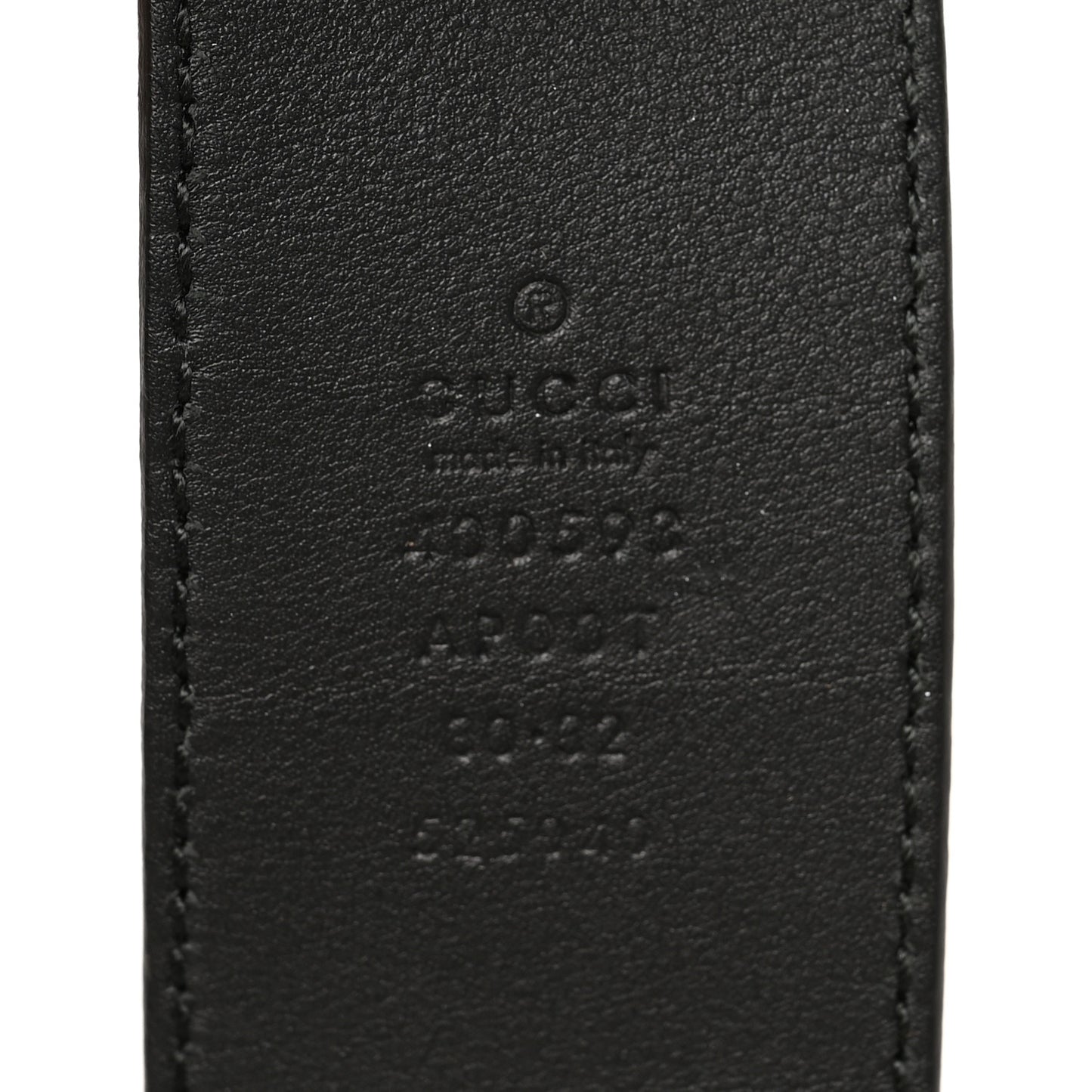 Calfskin Double G 40mm Belt 80 32 Black