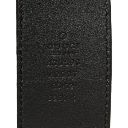 Gucci Calfskin Double G 40mm Belt 80 32 Black 3 of 5