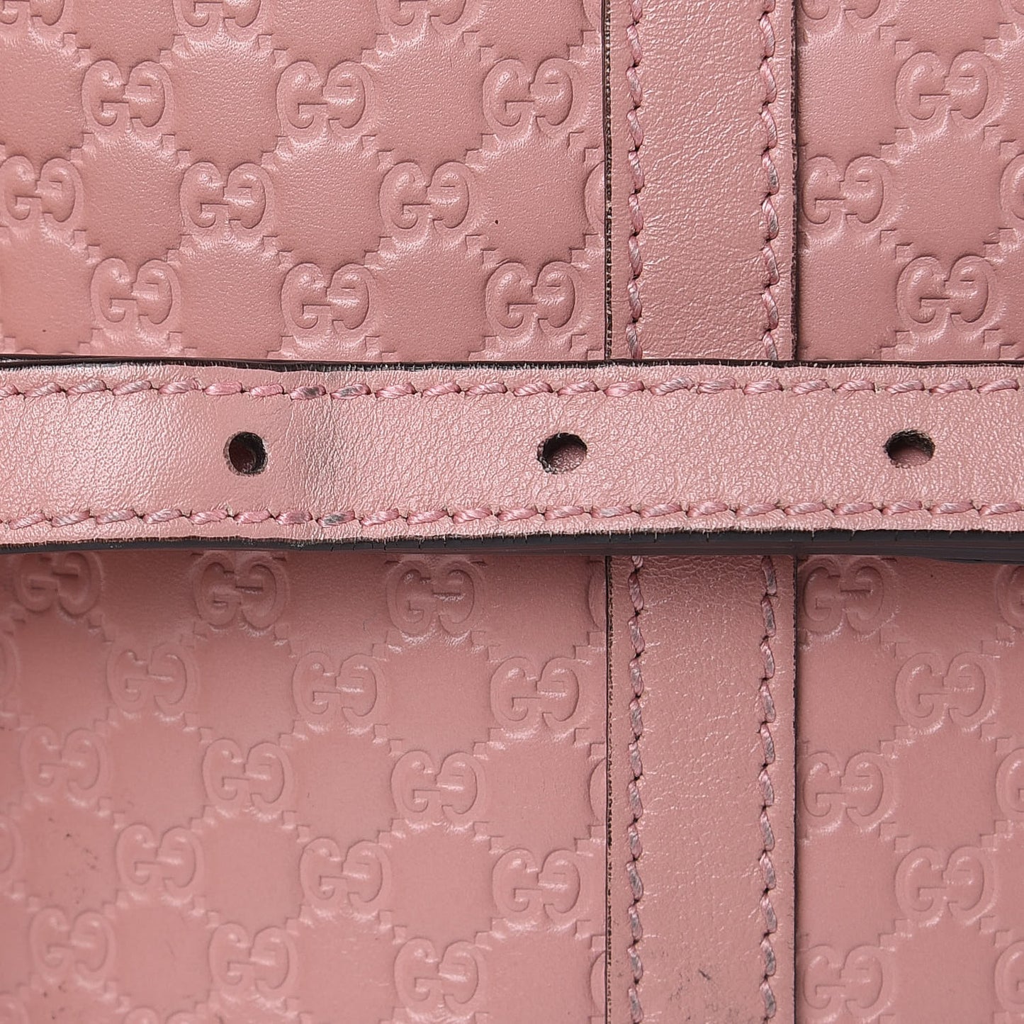 Soft Microguccissima Small Zippered Satchel Soft Pink