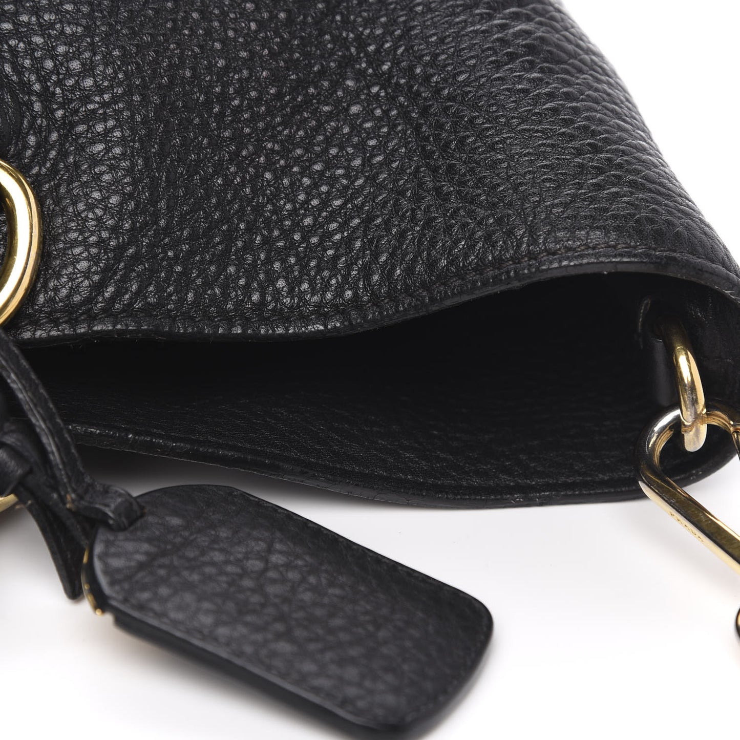 Vitello Daino Tote Black