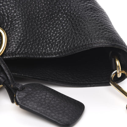 Prada Vitello Daino Tote Black 12 of 13