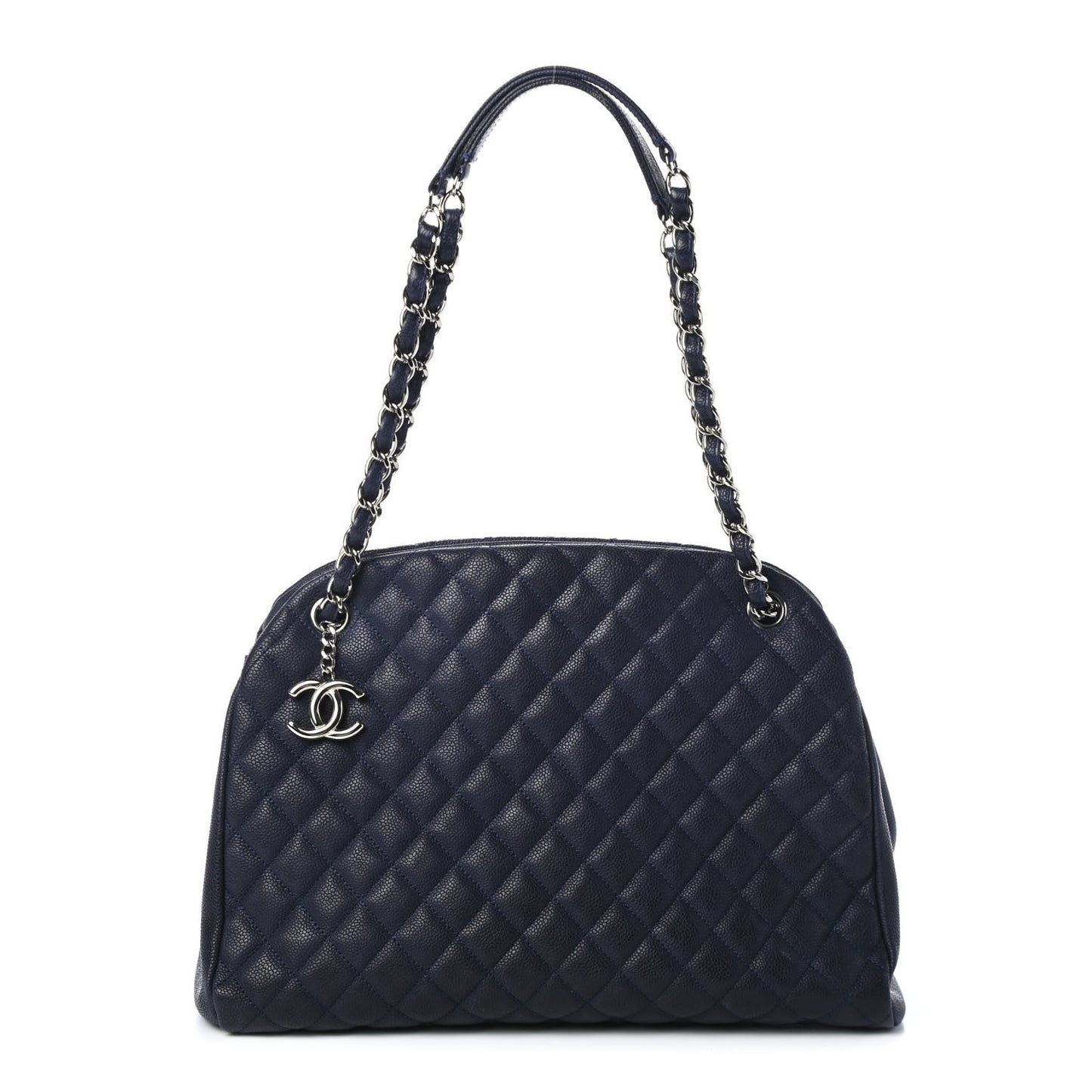 Caviar Quilted Large Just Mademoiselle Navy