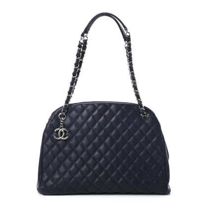 Chanel Caviar Quilted Large Just Mademoiselle Navy 1 of 4