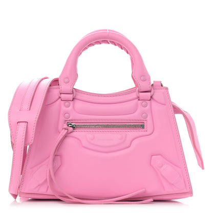 Balenciaga Cake Calfskin Tonal Hardware Mini Neo Classic City Rose 1 of 11