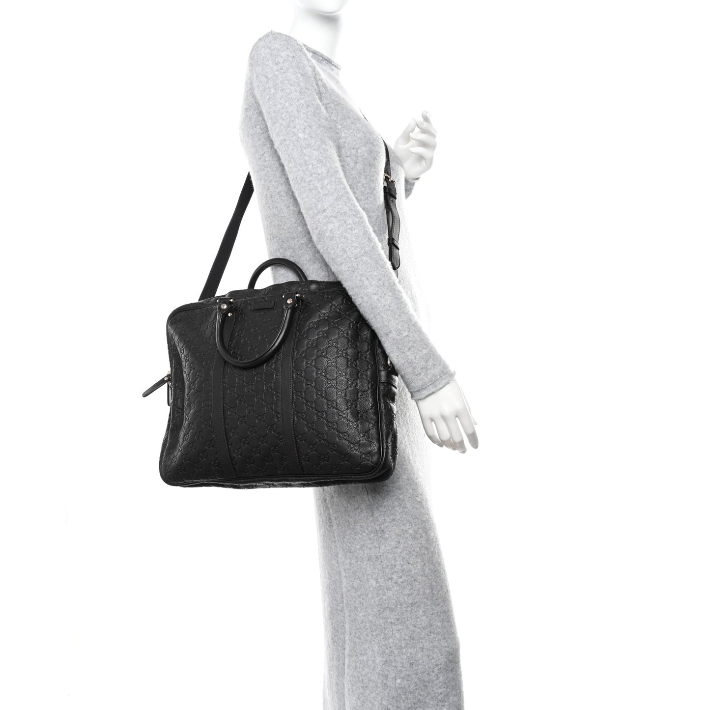 Guccissima Signature Eden Briefcase Black