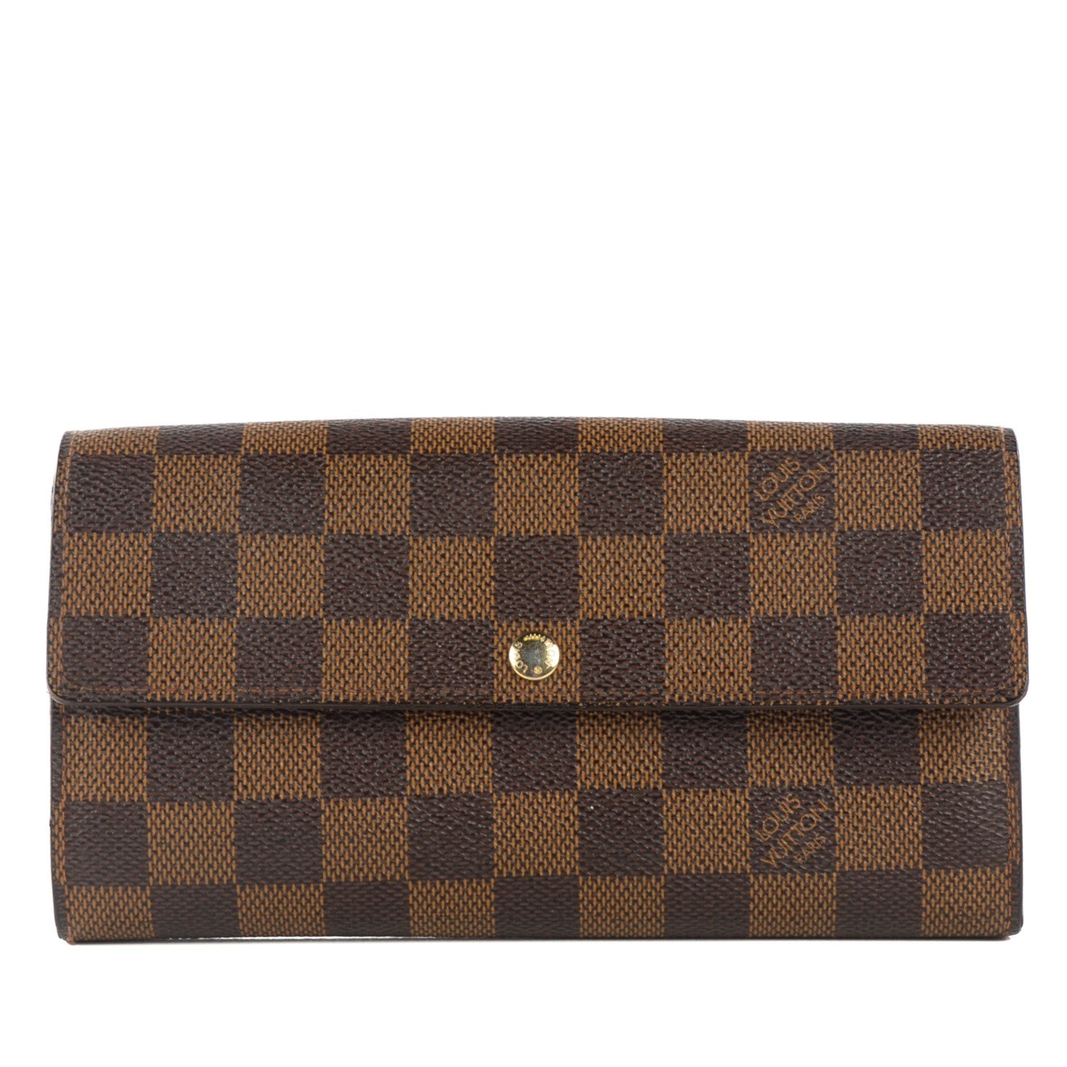Louis Vuitton Damier Ebene Sarah Wallet 1 of 7