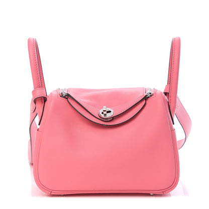 Hermes Swift Mini Lindy 20 Rose Ete 1 of 9