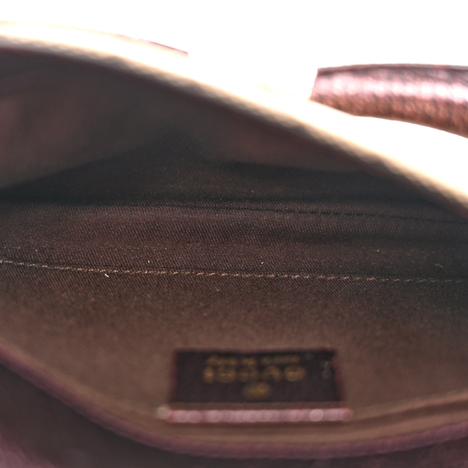 Gucci Monogram Small Horsebit Chain Clutch Purple 5 of 12