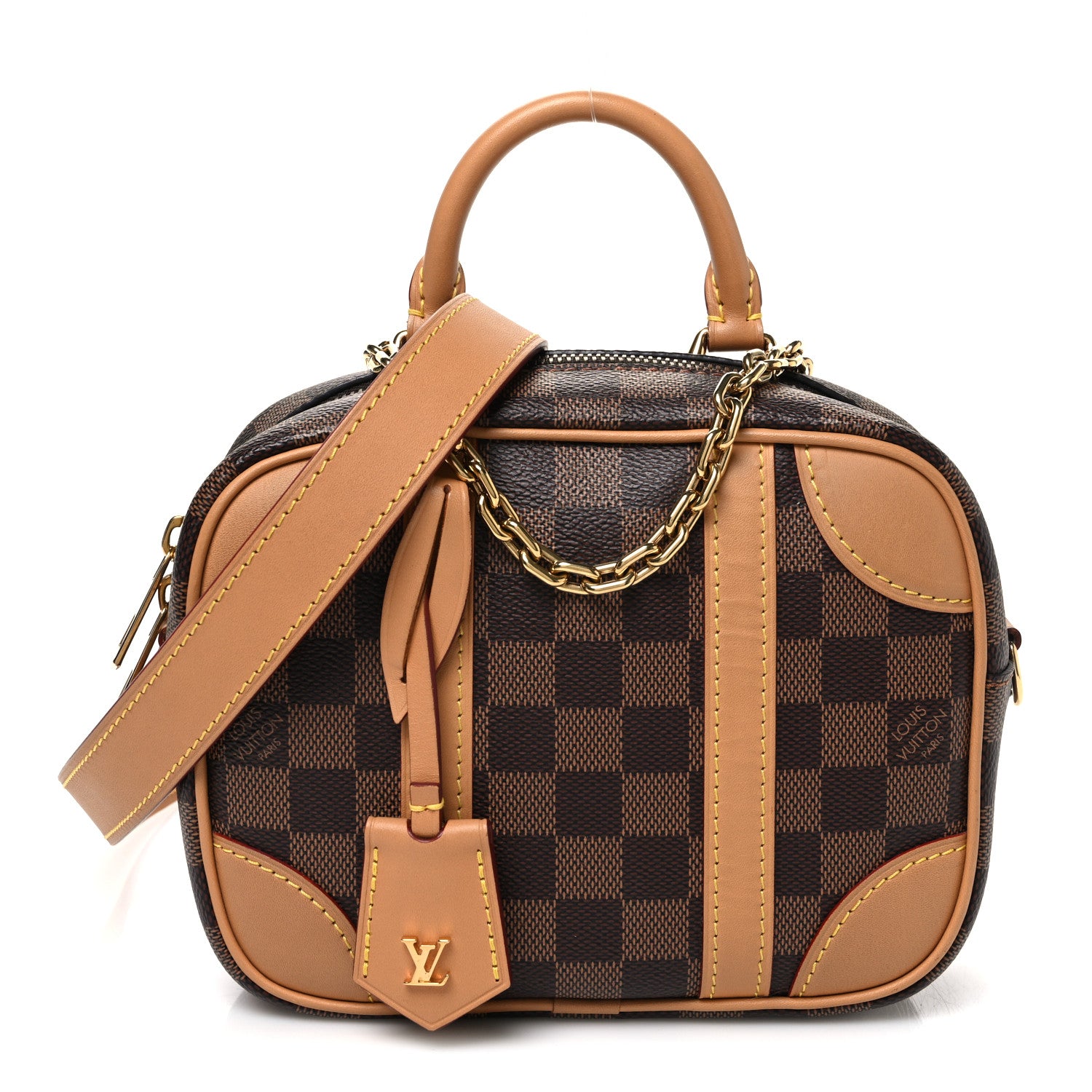 Louis Vuitton Damier Ebene Valisette Souple BB 1 of 9
