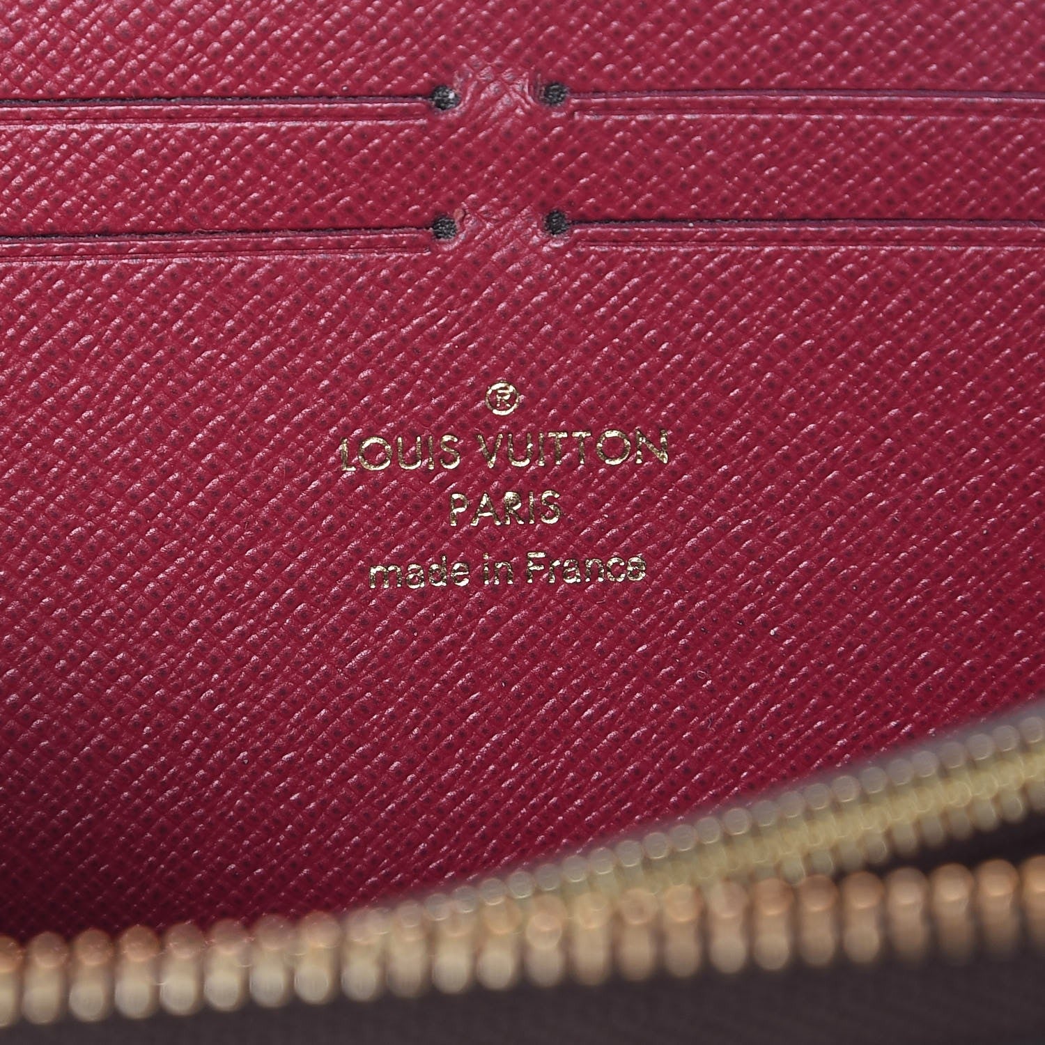 Louis Vuitton Monogram Clemence Wallet Fuchsia 6 of 7