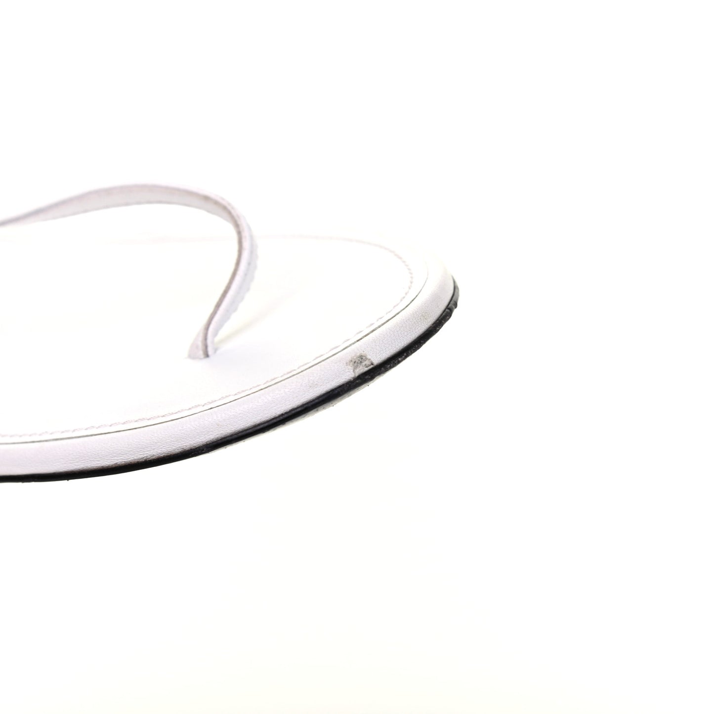 CC Logo Thong Sandals 40 White