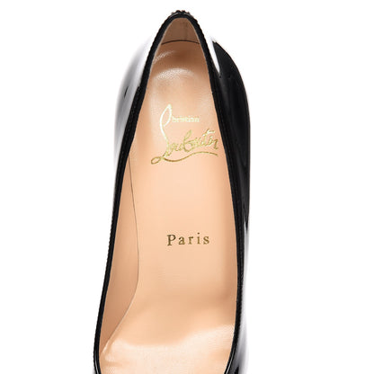 Christian Louboutin Patent New Simple 100 Pumps 35 Black 6 of 8