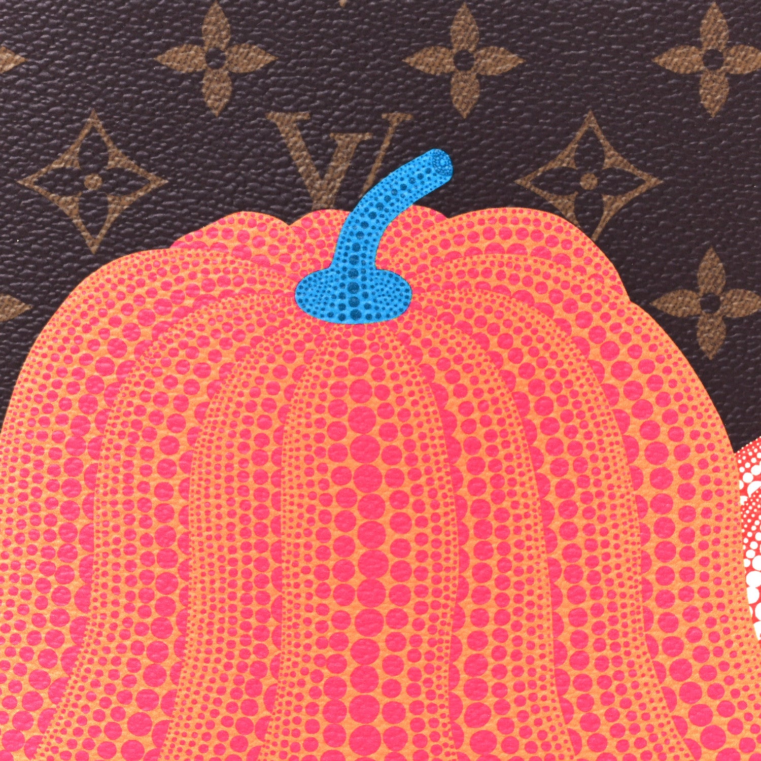 Louis Vuitton LV X YK Monogram Kusama Pumpkin Neverfull MM Pochette 8 of 8