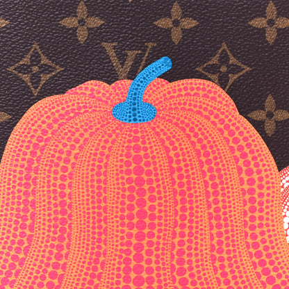 Louis Vuitton LV X YK Monogram Kusama Pumpkin Neverfull MM Pochette 8 of 8