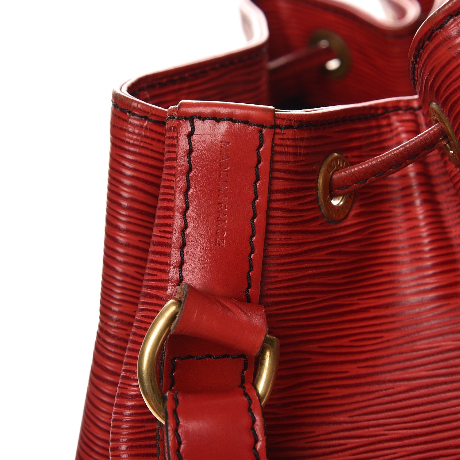 Louis Vuitton Epi Noe Castillan Red 7 of 16