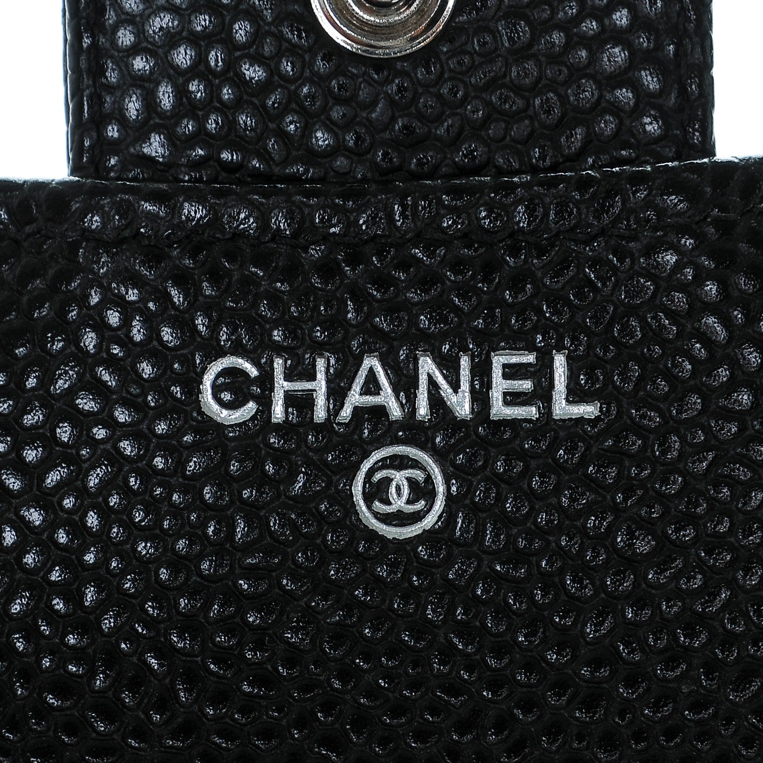 Chanel Caviar Quilted Compact Flap Wallet Black 6 of 8