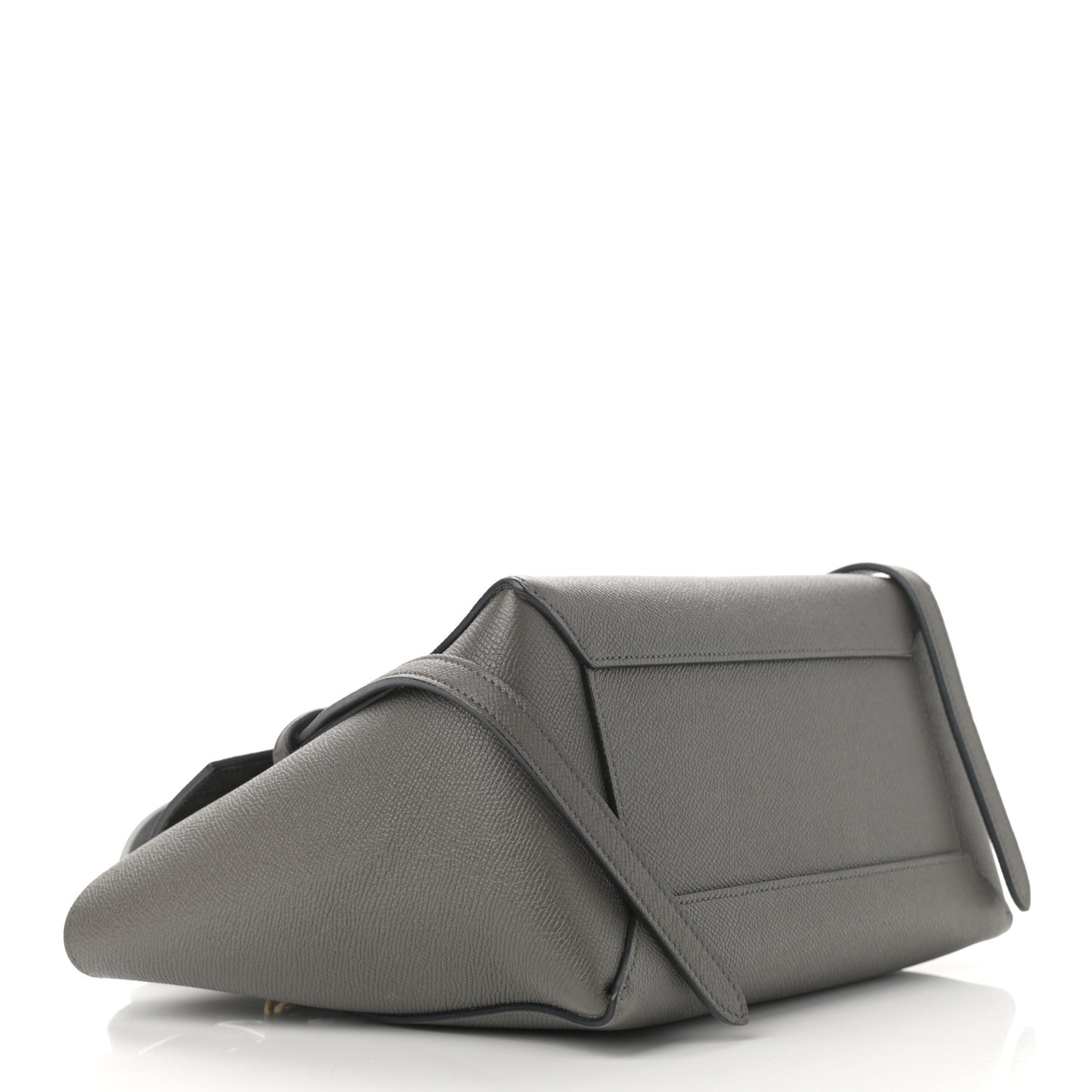 Grained Calfskin Micro Belt Bag Grey