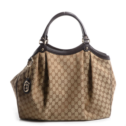 Gucci Monogram Large Sukey Tote Brown 1 of 7
