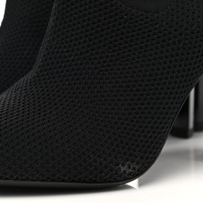 Louis Vuitton Monogram Stretch Fabric Silhouette Ankle Boots 36 Black 8 of 11