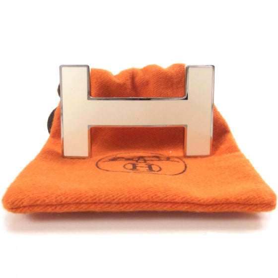 Palladium H Belt Buckle White
