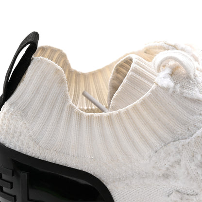 Chanel Fabric Logo Sneakers 36.5 White 10 of 12