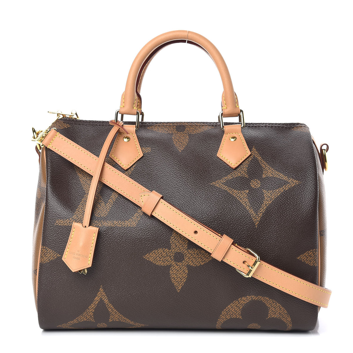 Reverse Monogram Giant Speedy Bandouliere 30