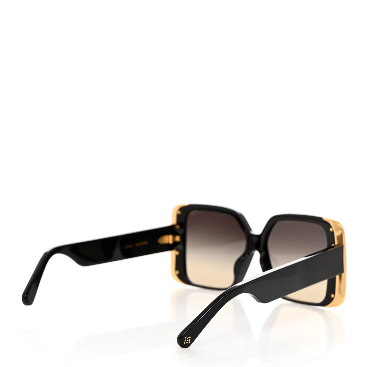 Louis Vuitton Acetate LV Moon Square Sunglasses Z1664E Black 4 of 9