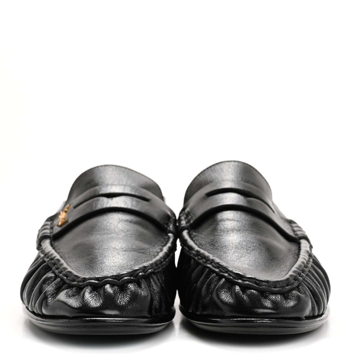 Saint Laurent Calfskin Le Loafer Foldable Mens Penny Slippers 40 Black 3 of 10