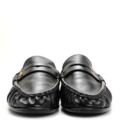 Saint Laurent Calfskin Le Loafer Foldable Mens Penny Slippers 40 Black 3 of 10