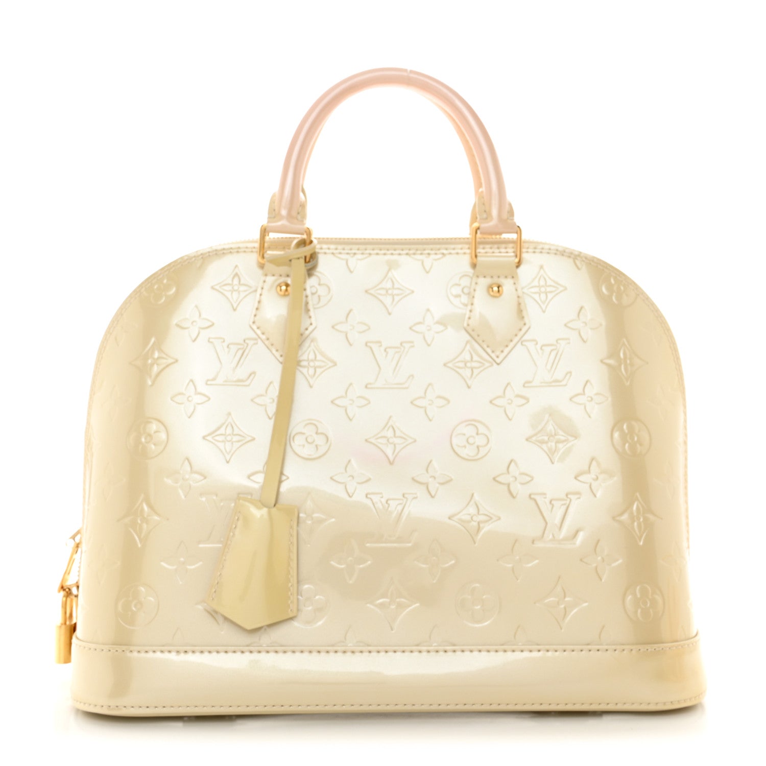 Louis Vuitton Vernis Alma PM Blanc Corail 1 of 13